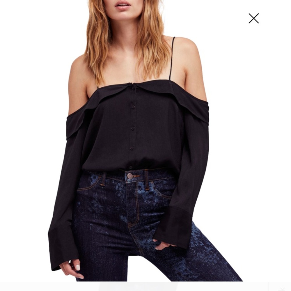 Free People Walk This Way Off the Shoulder Top